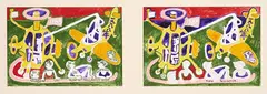 Taillandier Land 3 by Yvon Taillandier, 1988, mixed media on card, offered Feb 2024