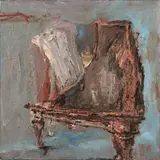 Andrea Gotti, Pianoforte, 2002, oil on canvas
