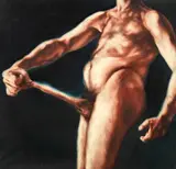 Alessandro Bellucco, Lamentazioni, 2002, oil on canvas