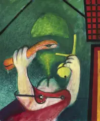 Défense de fumer by Martin Engelmann, 1969, oil on canvas, offered Feb 2024