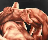Alessandro Bellucco, Lamentazioni, 2002, oil on canvas