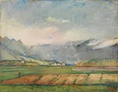 Disgelo a Rovetta by Arturo Tosi, oil on canvas, offered Dec 2023
