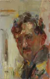 Giacomo Balla, Autoritratto, oil on panel