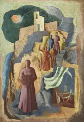 René Paresce, L'attesa, 1933, oil on canvas