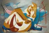 Enrico Prampolini, La sezione d'oro. Paesaggio femminile di un'attrice (Carmen Boni)