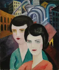 Frans Masereel, Les Ouvrières, 1920, oil on canvas