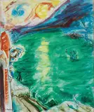 André Masson, Lieu lagunaire I, 1967, oil on canvas