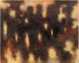 Serie bizantina by Zoran Mušič, 1959, oil on canvas, offered Dec 2023