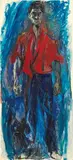 Renato Guttuso, Rocco come minatore asturiano, 1962, oil on canvas