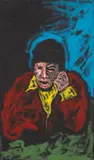 Senza titolo by Tano Festa, 1987, acrylic on canvas, offered Dec 2023