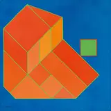 Achille Perilli, Promemoria, 2007, mixed media on canvas