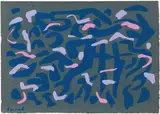 Grigio perla by Carla Accardi, tempera on paper applicata on canvas, offered Dec 2023