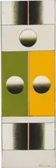 Paul Mansouroff, Formule picturale, 1973, oil on canvas