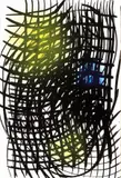 Hans Hartung, P1972-20, 1972, inchiostro and acrylic on carton baryté