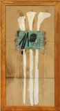 Mimmo Paladino, Senza titolo, 1988, Collage di rame
