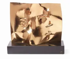 Giò Pomodoro, Superficie in tensione, 1962, scultura in bronze