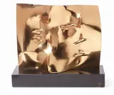 Giò Pomodoro, Superficie in tensione, 1962, scultura in bronze