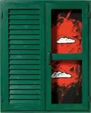 Persiana by Tano Festa, 1985, enamel and acrylic on legno, offered Dec 2023