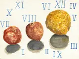 Mimmo Paladino, Demetrio verso dove?, 1991, watercolour on paper