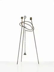L'abbraccio by Fausto Melotti, 1961, Scultura in ottone, offered Dec 2023