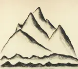 Enzo Cucchi, La topina, 2000, mixed media and pelo sintetico on paper intelata