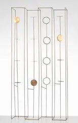 Fausto Melotti, Variazione incatenata, 1972, Scultura in ottone