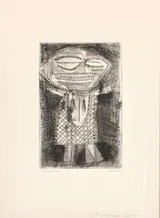 Asger Jorn, L'innocence impure, 1943, etching
