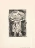Asger Jorn, L'innocence impure, 1943, etching