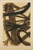 Pierre Soulages, Antagonismes (Peinture), 1947, lithograph a colori