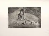 Paul Gauguin, La femme aux figues, etching