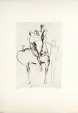 Marino Marini, Composizione di giocolieri, 1967, etching