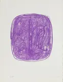 Lucio Fontana, Concetto spaziale, 1967, lithograph