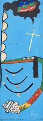 The mariners tale by Martin Bradley, 1974, oil on canvas, offered Dec 2023