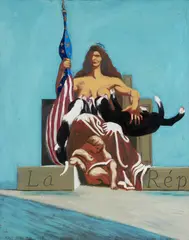 Ray Smith, The Republic, 1997, oil on compensato