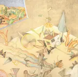 Paesaggio interiore by Luca Alinari, acrylic and mixed media on canvas, offered Dec 2023