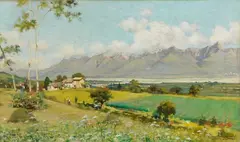 Luigi Cima, Paesaggio, 1935, oil on canvas