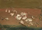 Senza titolo by Sergio Scatizzi, oil on canvas, offered Dec 2023