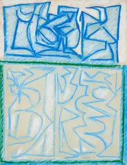 Riccardo Licata, Senza titolo, 1974, mixed media on card
