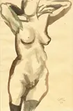 Renato Guttuso, Nudo di fronte