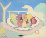 Giuseppe Cesetti, Fichi d'India, oil on canvas