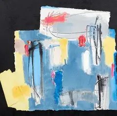 Enzo Esposito, Senza titolo, 2021, mixed media on paper