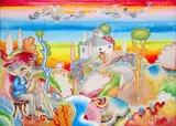 Senza titolo by Luca Alinari, mixed media on canvas, offered Dec 2023