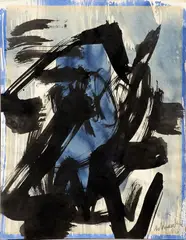Senza titolo by Gérard Ernest Schneider, 1963, inchiostro on paper, offered Dec 2023