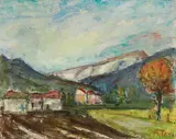 Arturo Tosi, Paesaggio (Rovetta)