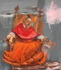 Ritratto di prelato by Andrea Gotti, oil on canvas, offered Dec 2023