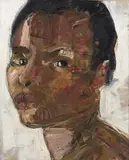 Giovanni Frangi, Volto, oil on canvas