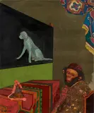 Guido Biasi, Procès de Paul Véronèse (XXXVII), 1969, oil on canvas
