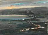 Tato, Notturno a Moneglia, 1953, oil on tavoletta