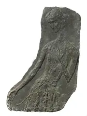 Figura by Raffaello Arcangelo Salimbeni, bassorilievo in bronze, offered Oct 2023