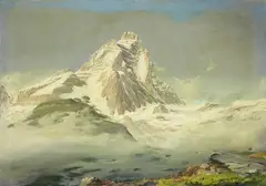 Leonardo Roda, Dal Regno del Cervino, oil on canvas